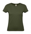 Dames T-shirt B&C E150 TW02T Urban Khaki